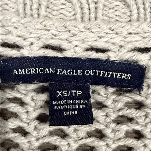 American Eagle Outfitters Cream Knit Sweater - Picture 2 of 4